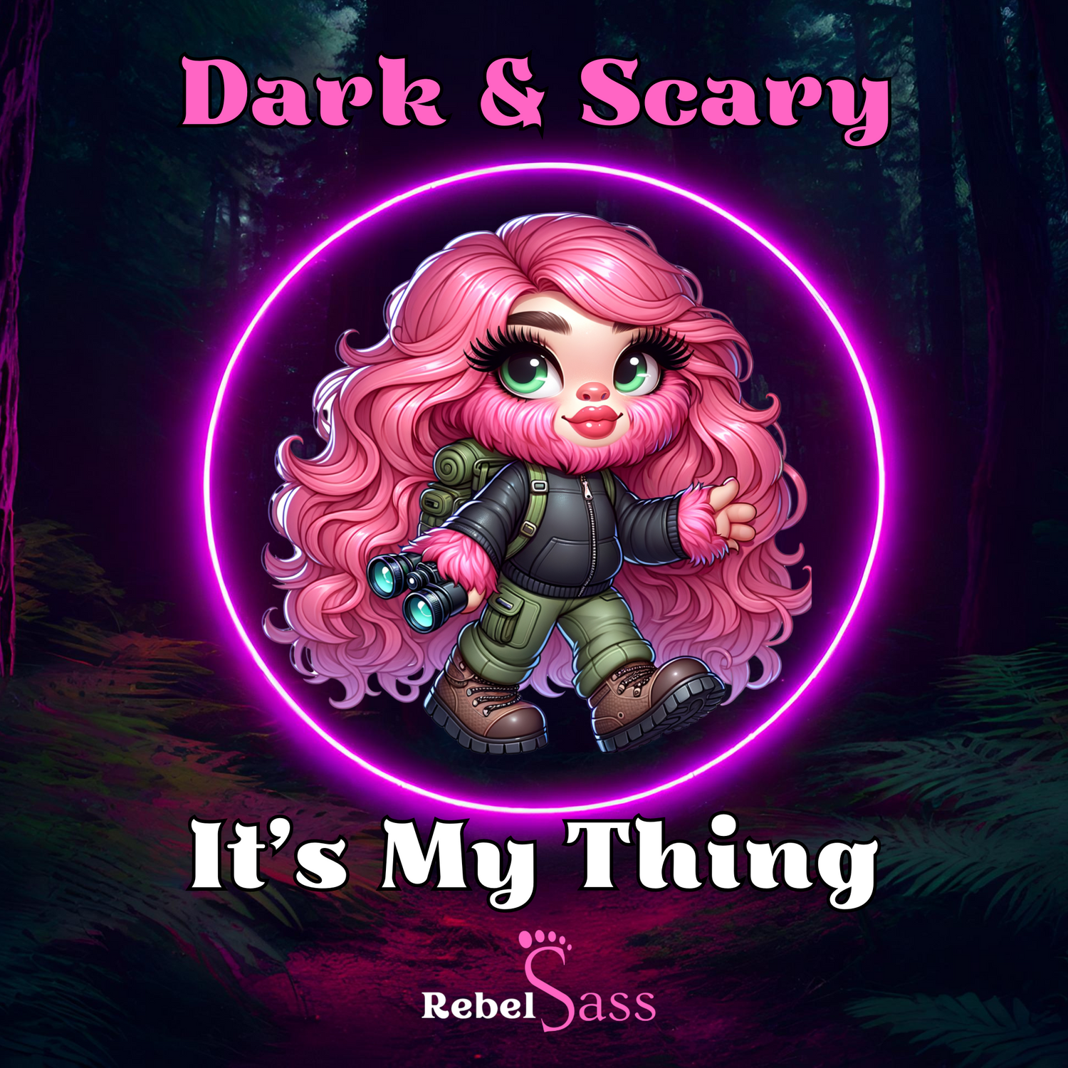 Dark & Scary It's My Thing -Design- RebelSassBigfoot.com