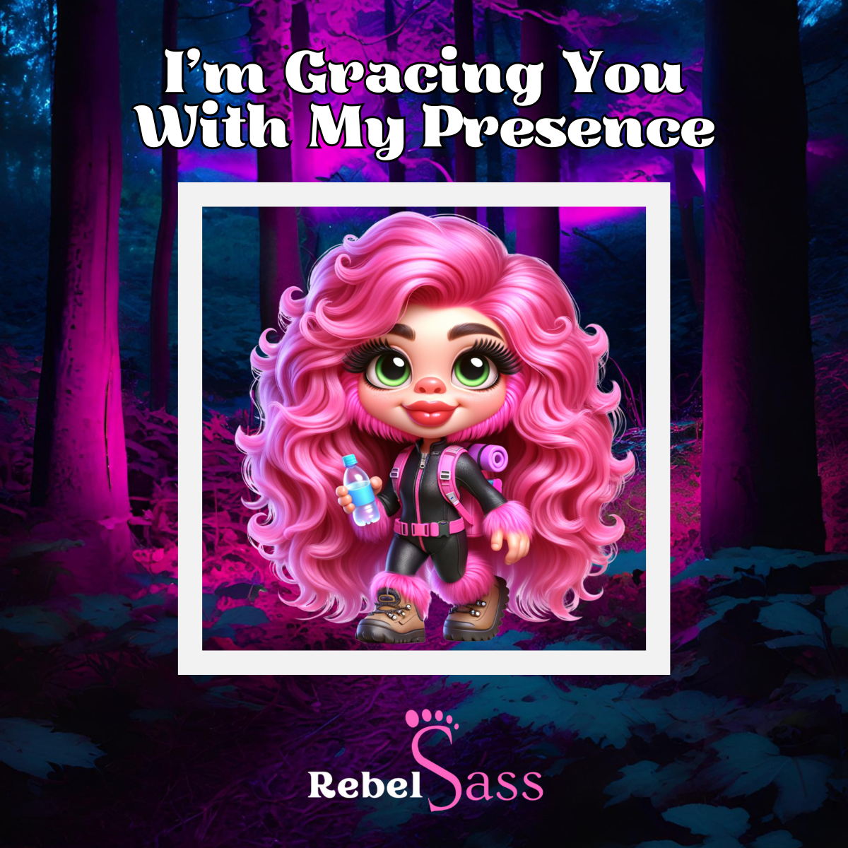 I'm Gracing You With My Presence - Design