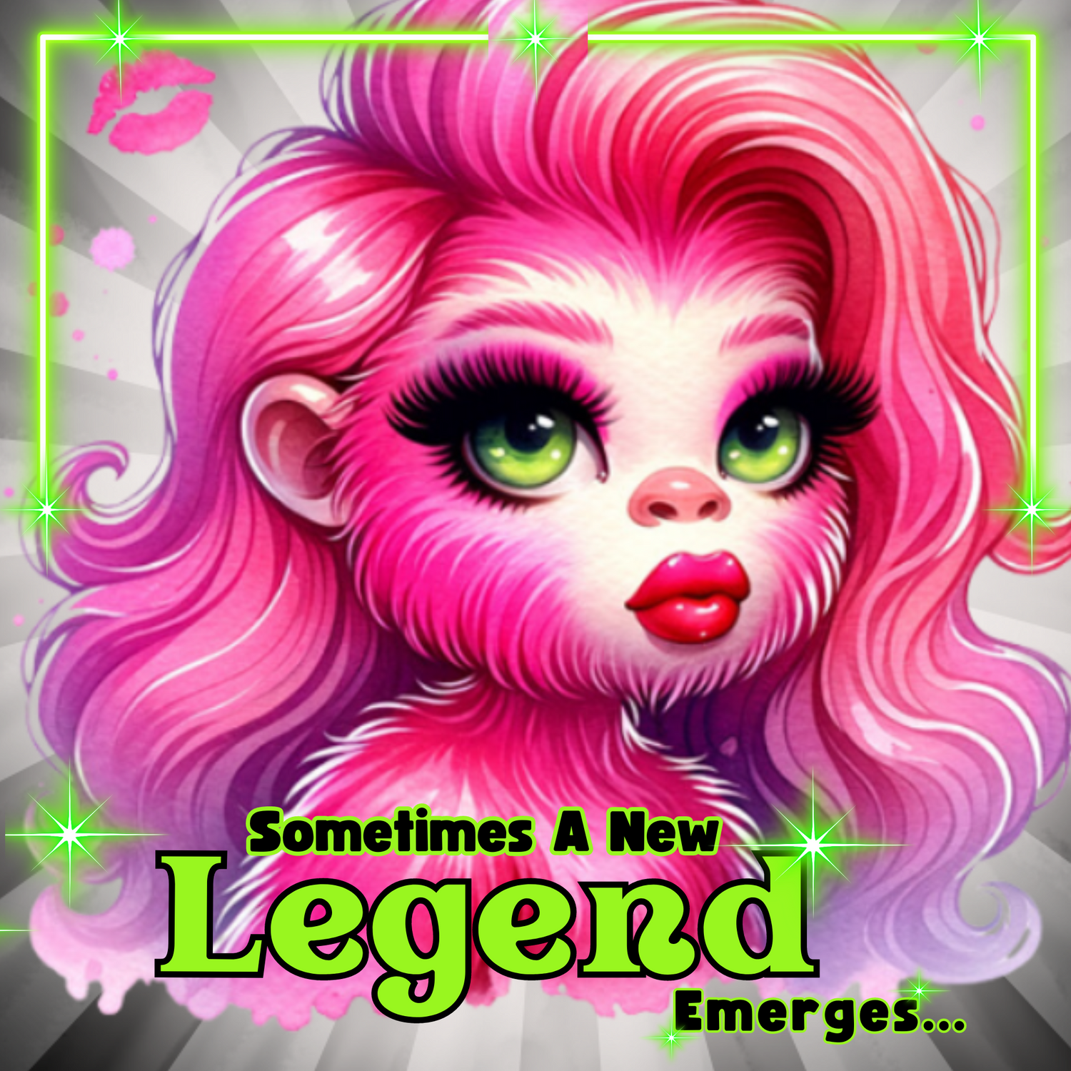 Sometimes A New Legend Emerges - Design- RebelSassBigfoot.com