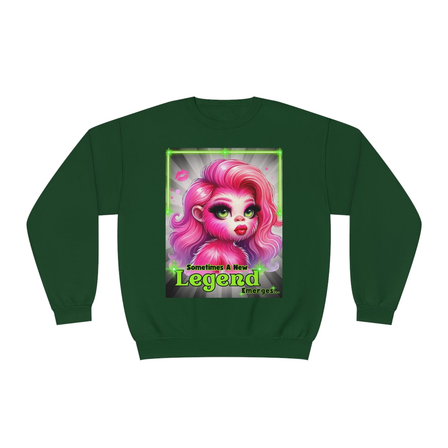 Sometimes A New Legend Emerges - Design - Unisex NuBlend® Crewneck Sweatshirt