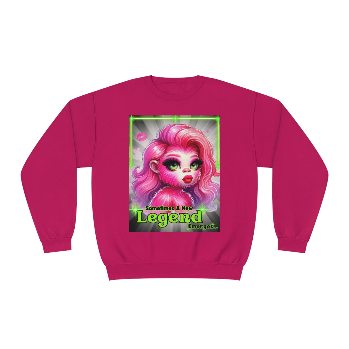 Sometimes A New Legend Emerges - Design - Unisex NuBlend® Crewneck Sweatshirt