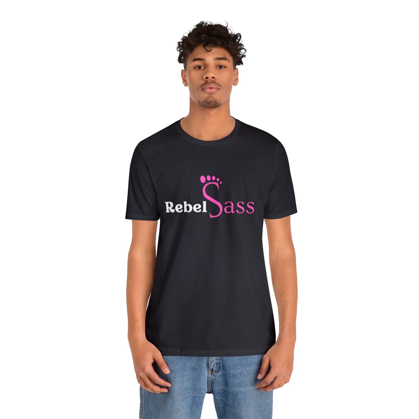 Rebel Sass Logo - Unisex Jersey Short Sleeve Tee