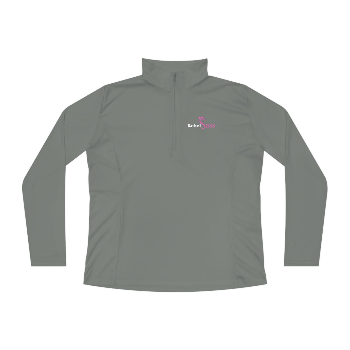 Elusive Chick Ladies Quarter-Zip Pullover