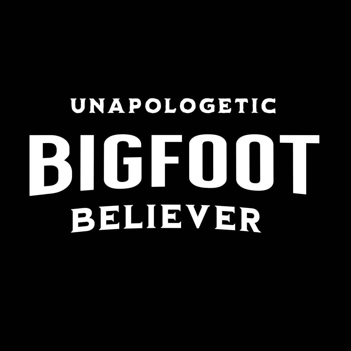 Unapologetic Bigfoot Believer Design - Men's NUBLEND® Hooded Sweatshirt - Rebel Sass Bigfoot Shop