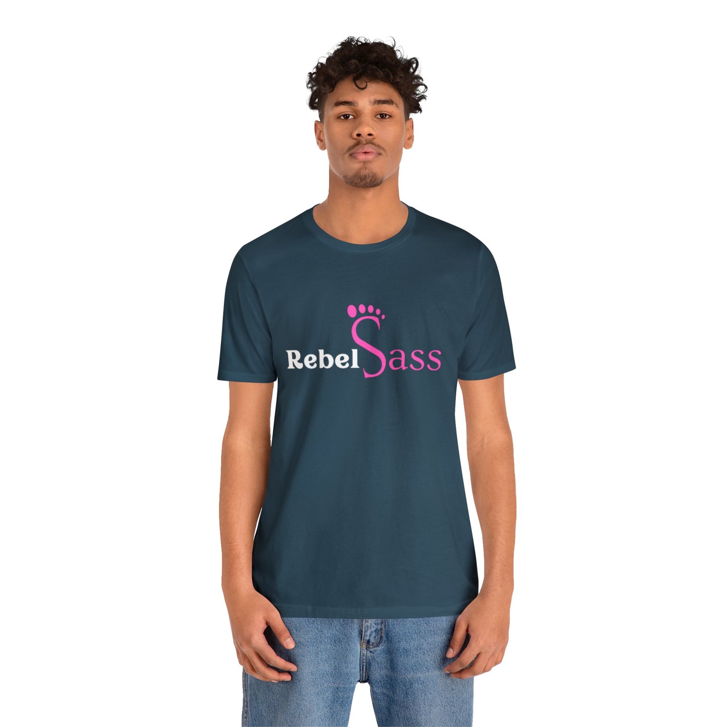 Rebel Sass Logo - Unisex Jersey Short Sleeve Tee