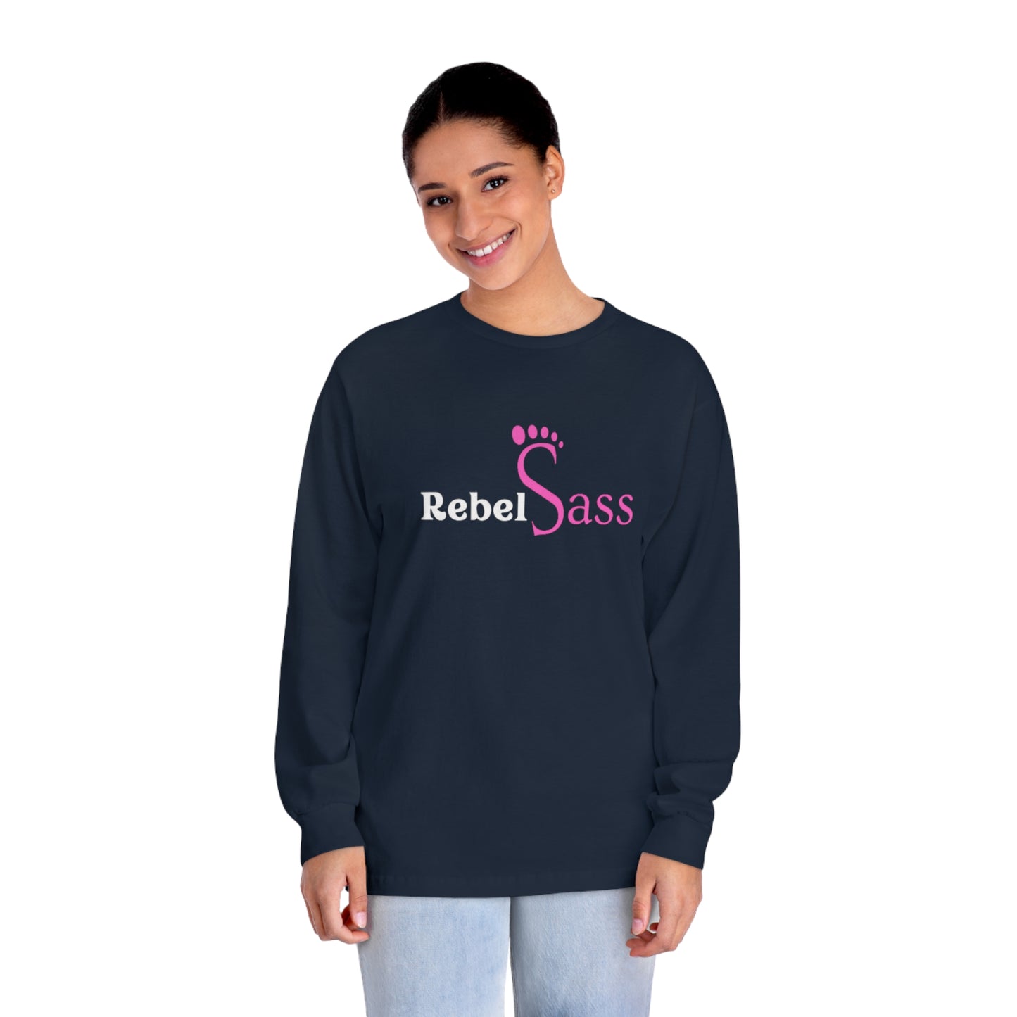 Rebel Sass Logo - Unisex Classic Long Sleeve T-Shirt