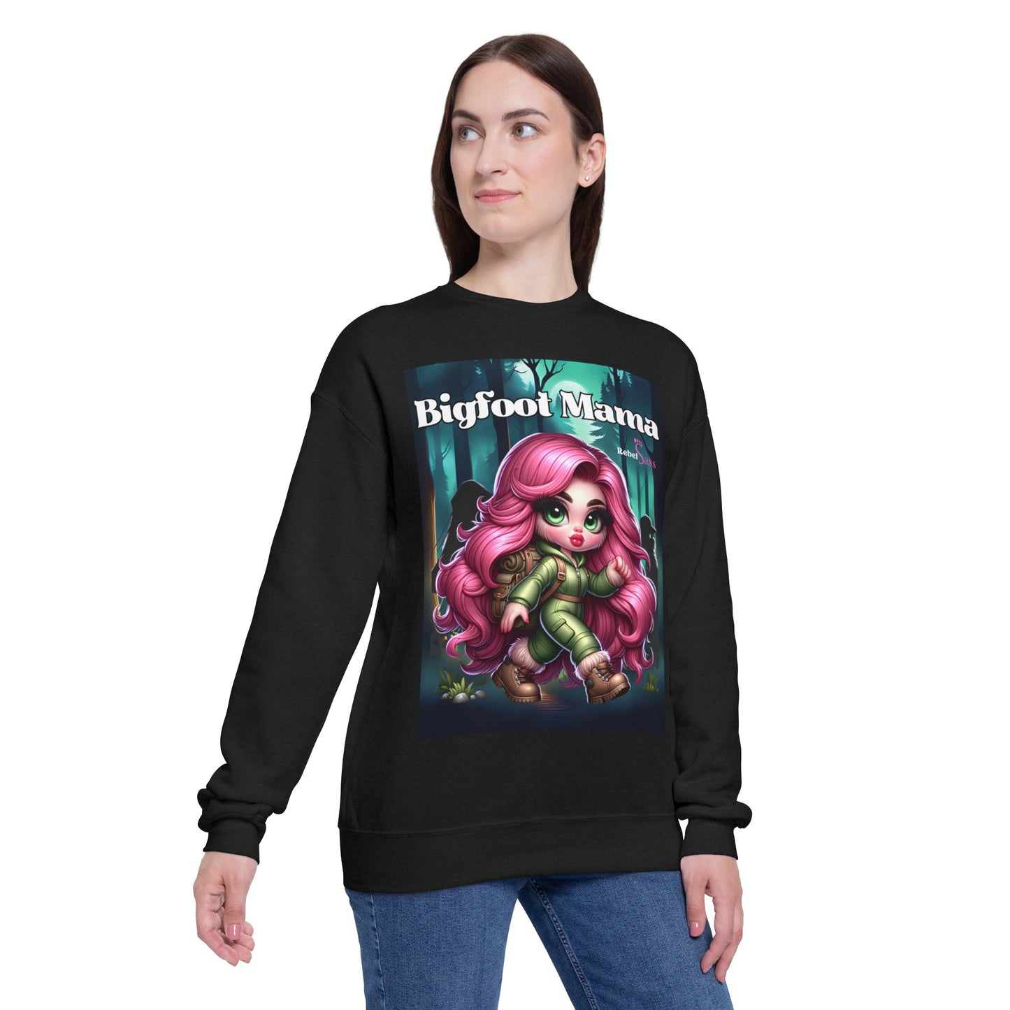 Bigfoot Mama Unisex Drop Shoulder Sweatshirt