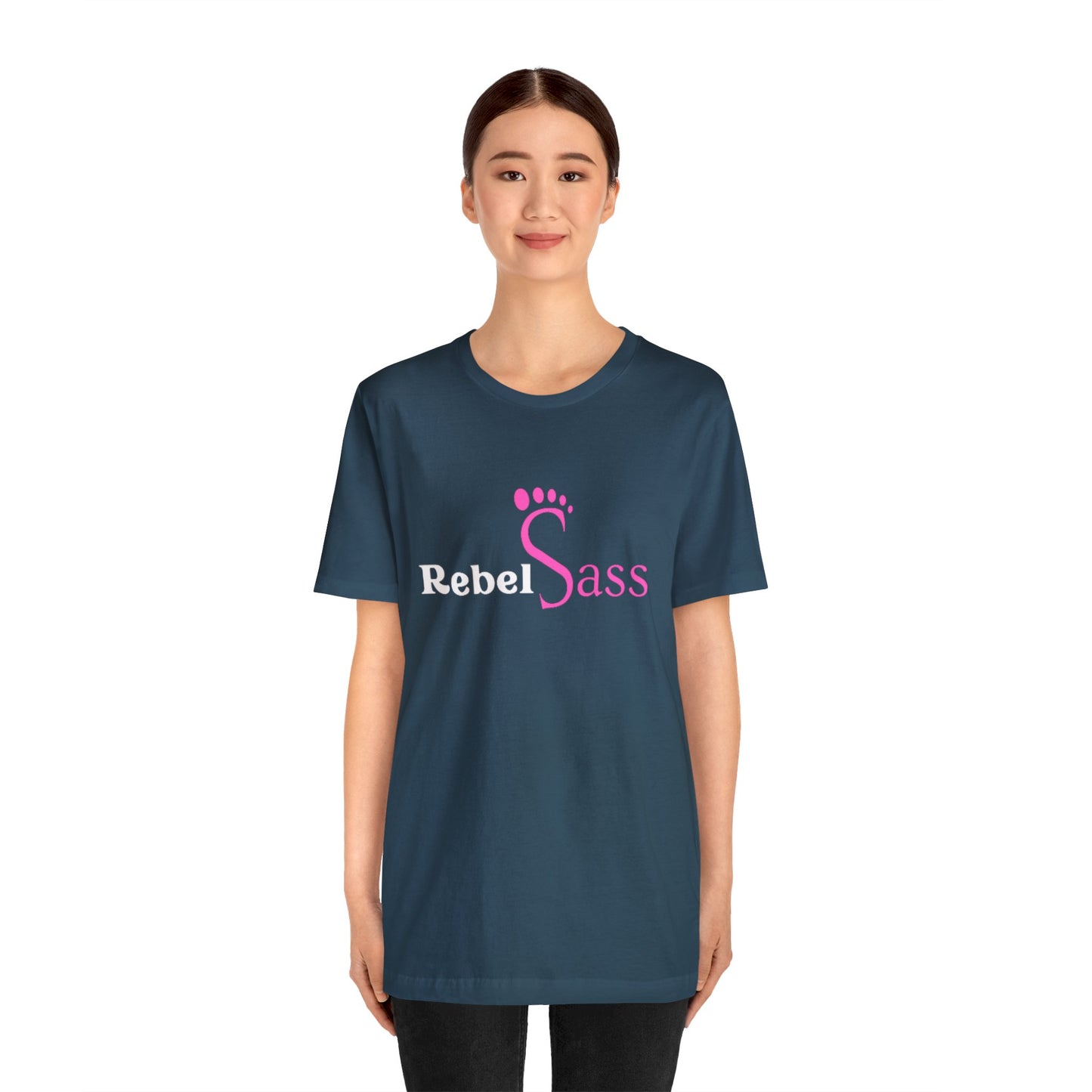 Rebel Sass Logo - Unisex Jersey Short Sleeve Tee