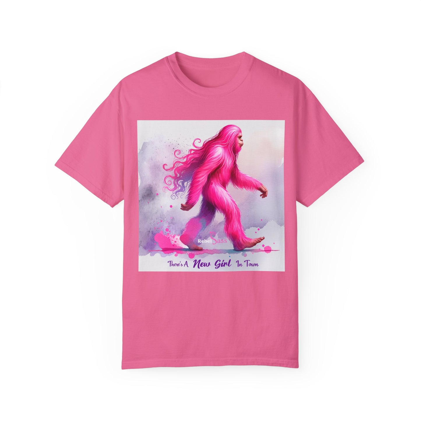 There's A New Girl In Town Unisex Garment-Dyed T-shirt