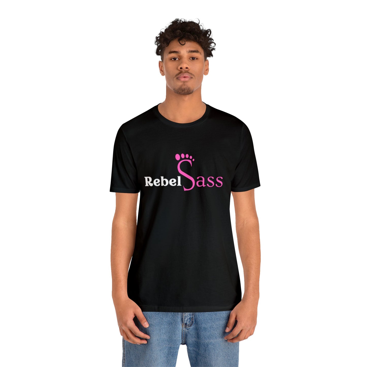 Rebel Sass Logo - Unisex Jersey Short Sleeve Tee