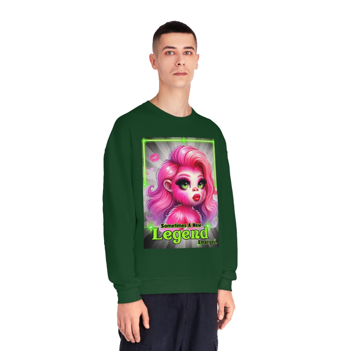 Sometimes A New Legend Emerges - Design - Unisex NuBlend® Crewneck Sweatshirt