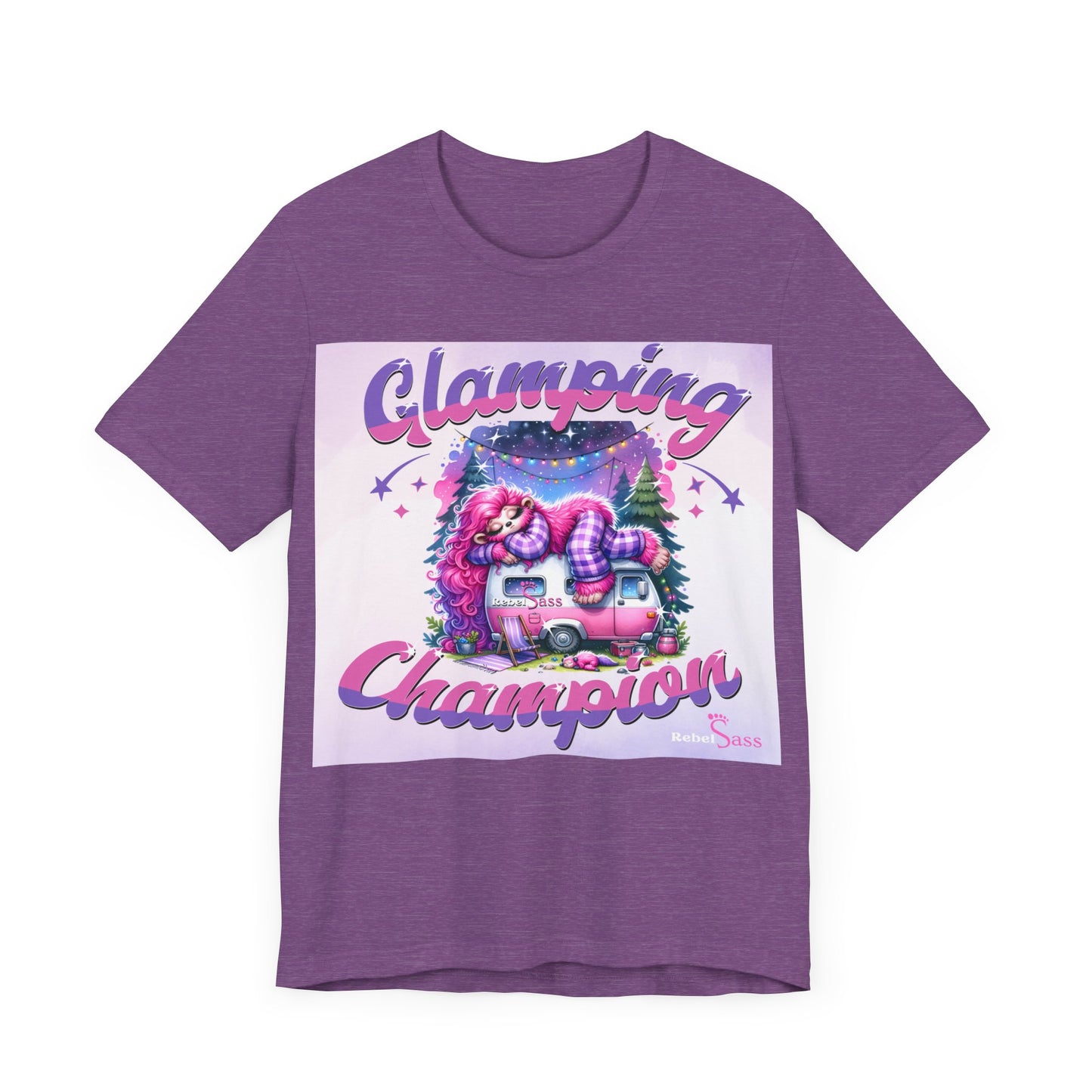 Glamping Champion Unisex Jersey Short Sleeve Tee