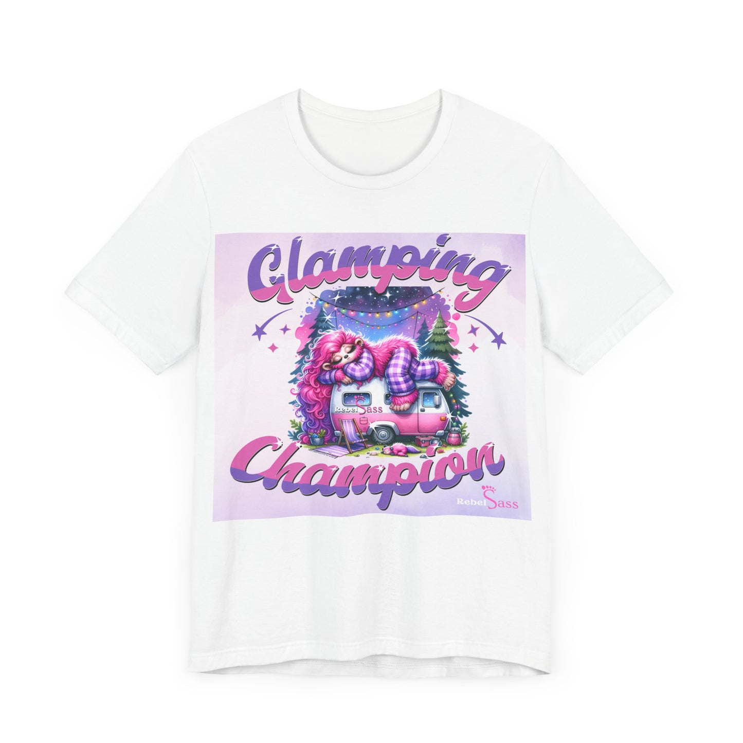 Glamping Champion Unisex Jersey Short Sleeve Tee