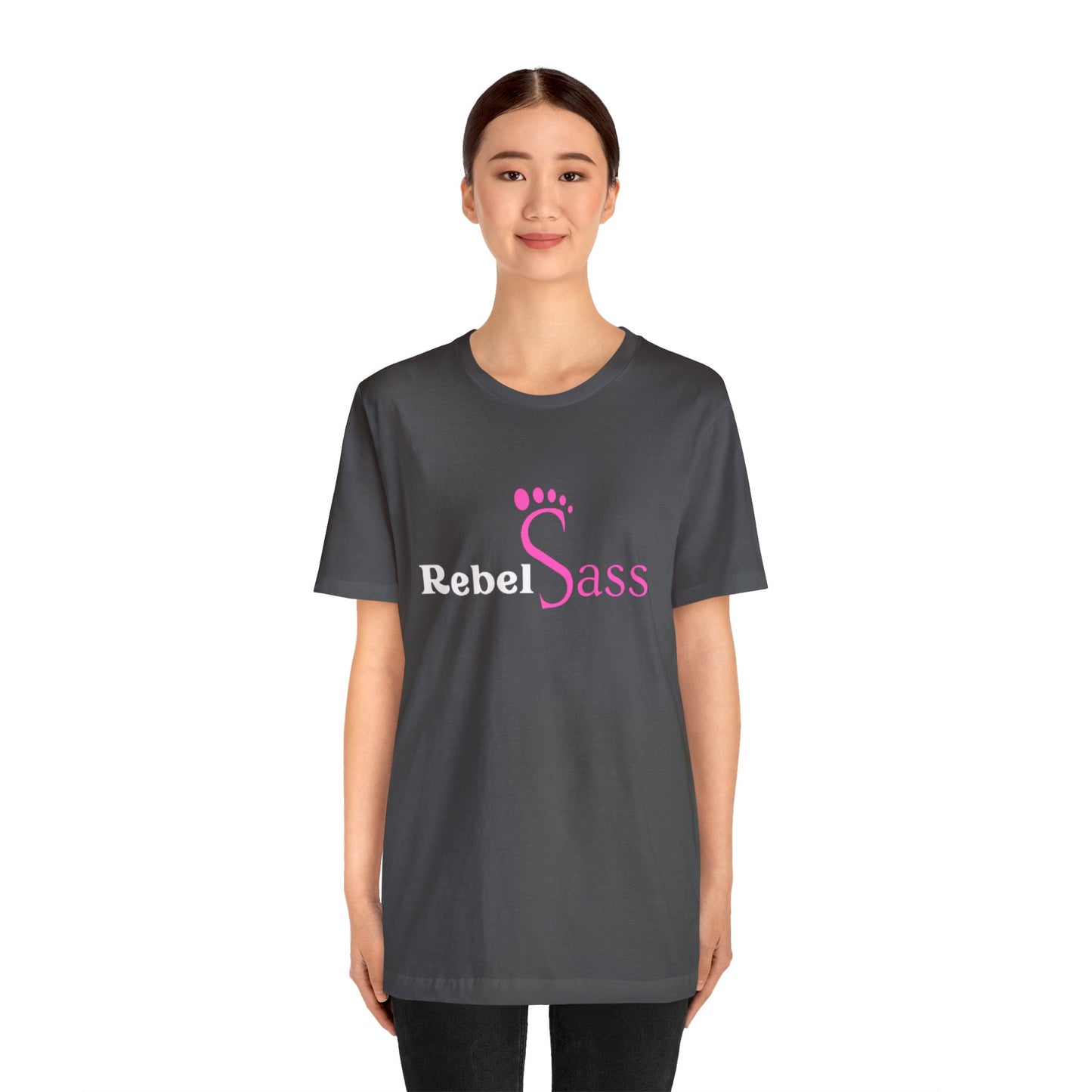 Rebel Sass Logo - Unisex Jersey Short Sleeve Tee