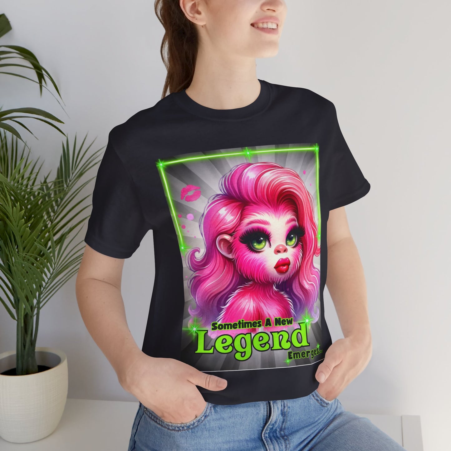 Sometimes a New Legend Emerges - Design - Unisex Jersey Short Sleeve Tee