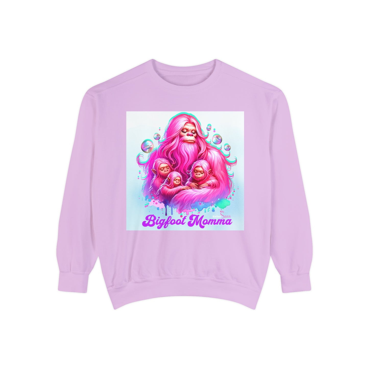 Bigfoot Momma Unisex Garment-Dyed Sweatshirt