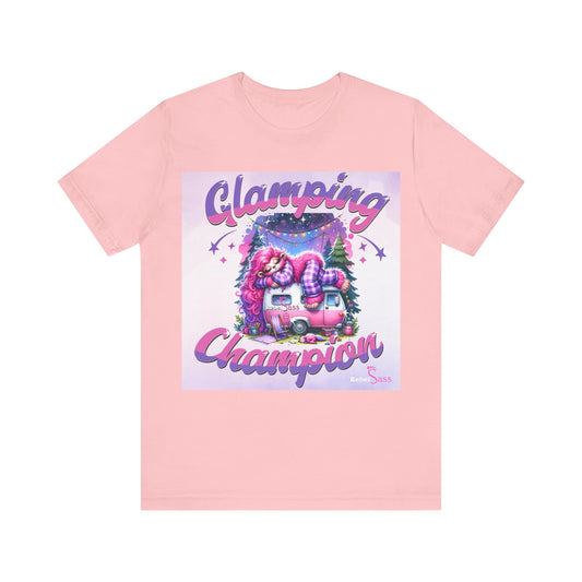 Glamping Champion Unisex Jersey Short Sleeve Tee