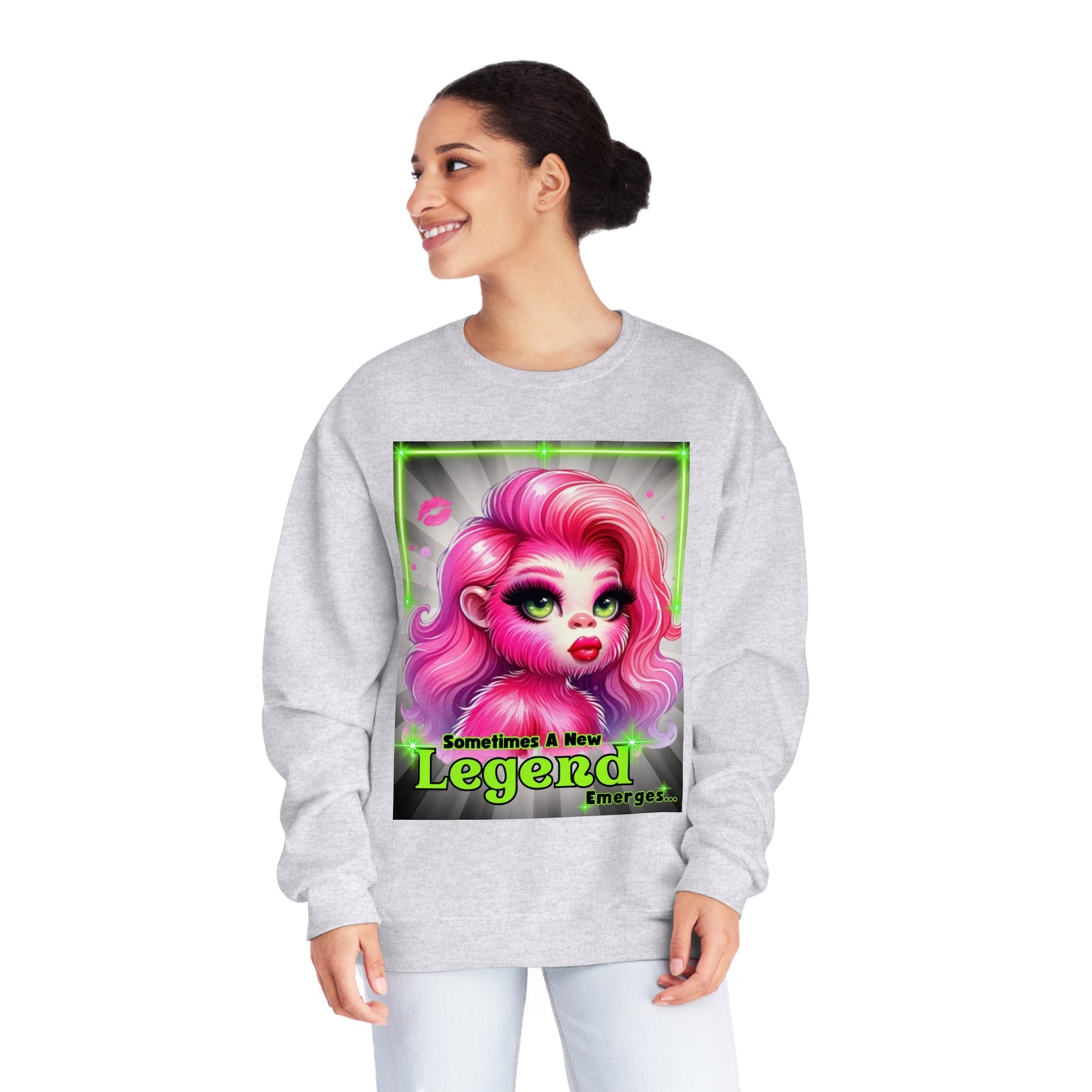 Sometimes A New Legend Emerges - Design - Unisex NuBlend® Crewneck Sweatshirt