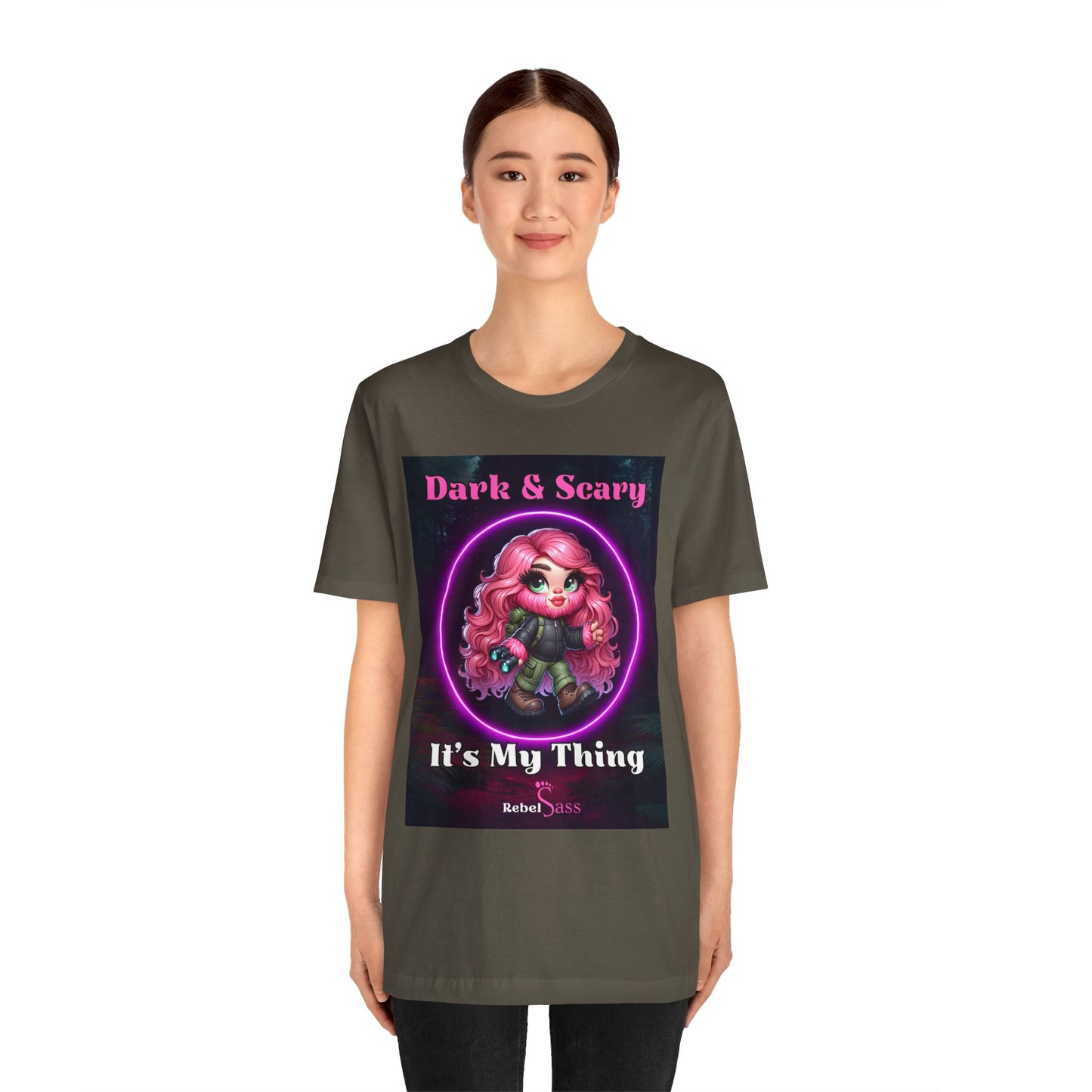 Dark & Scary. It's my thing - Design -  Unisex Jersey Short Sleeve Tee