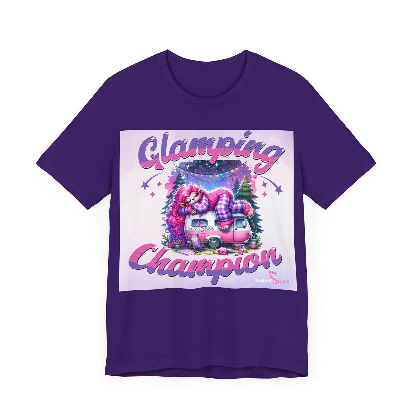 Glamping Champion Unisex Jersey Short Sleeve Tee