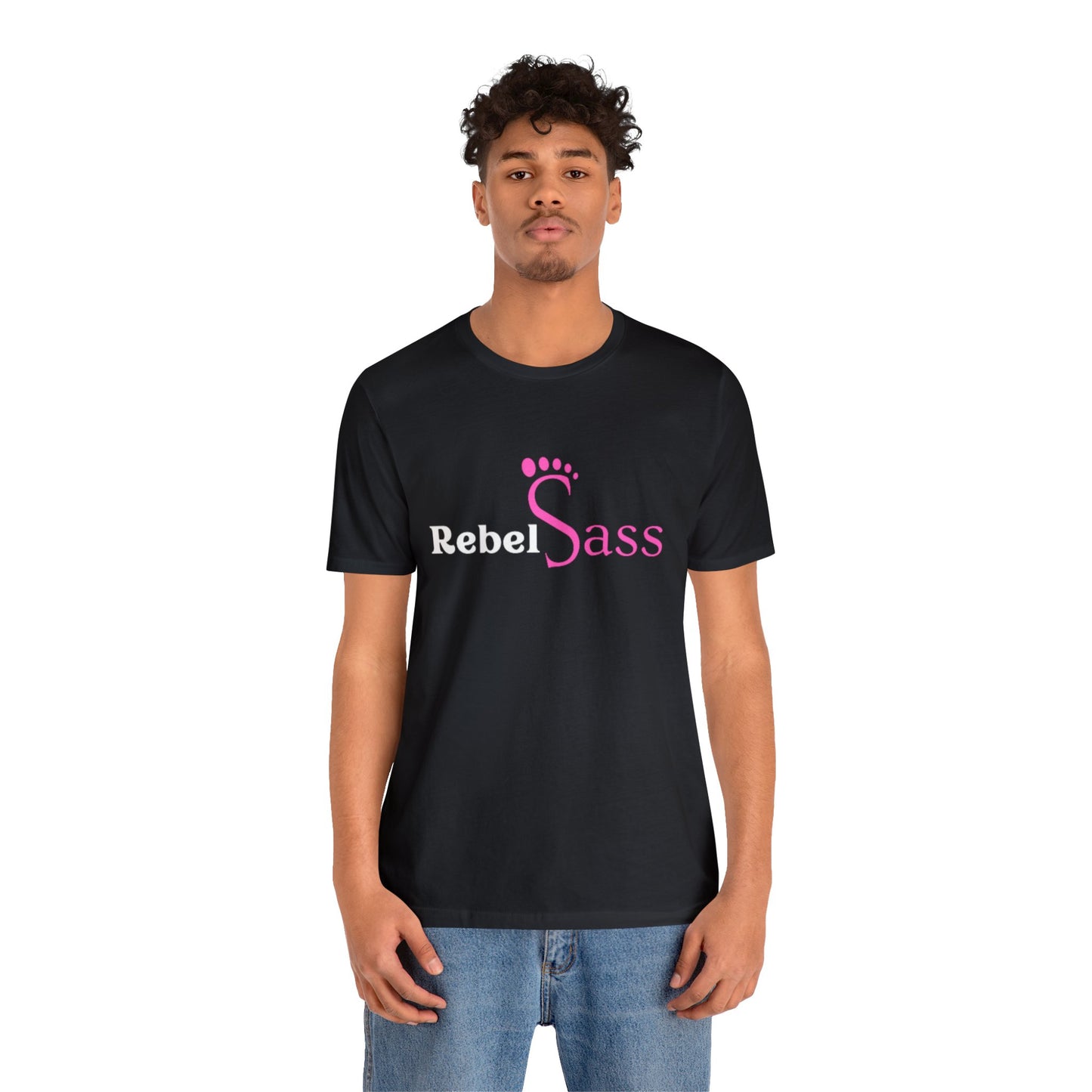 Rebel Sass Logo - Unisex Jersey Short Sleeve Tee