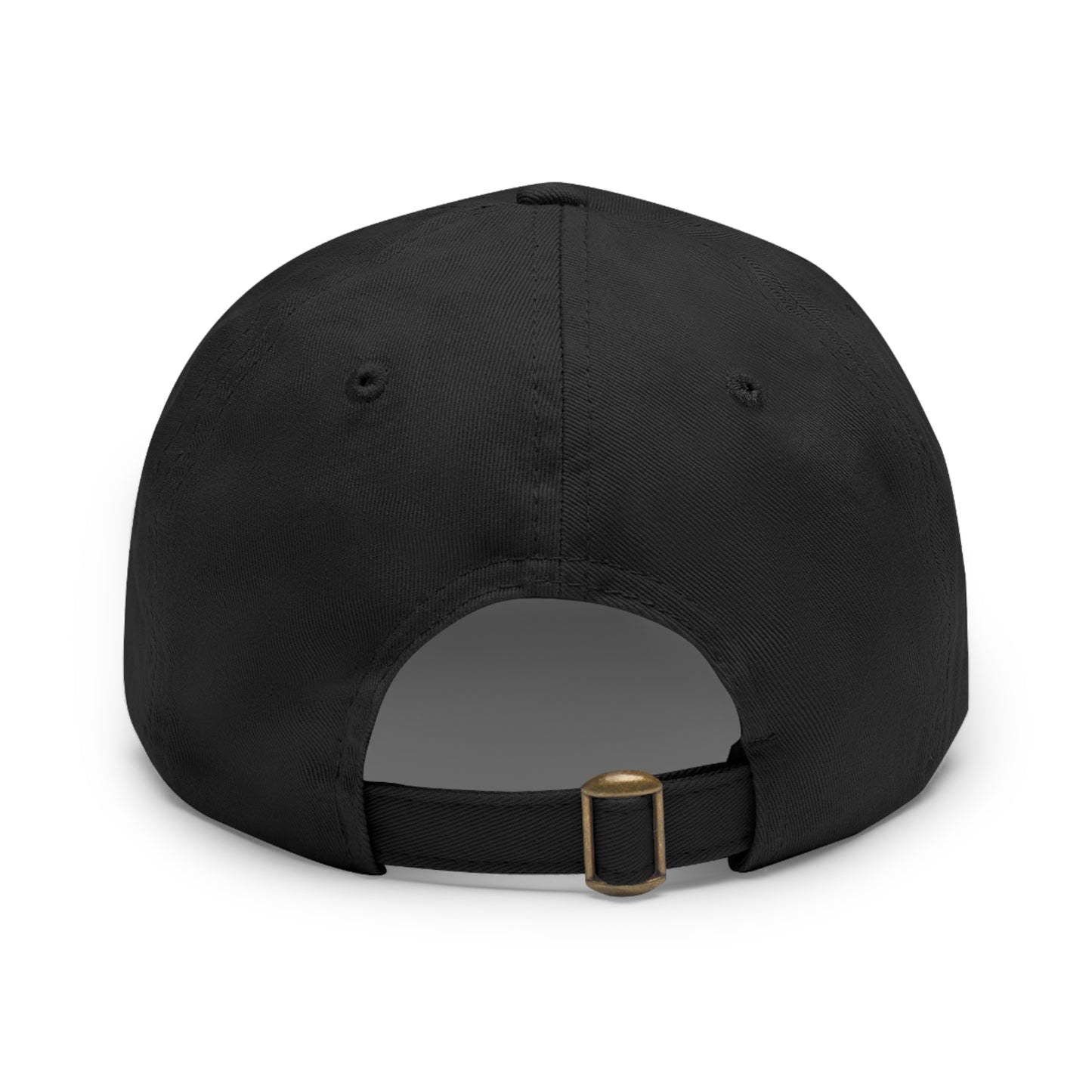 Dad Hat with Leather Patch (Rectangle)- Rebel Sass Logo