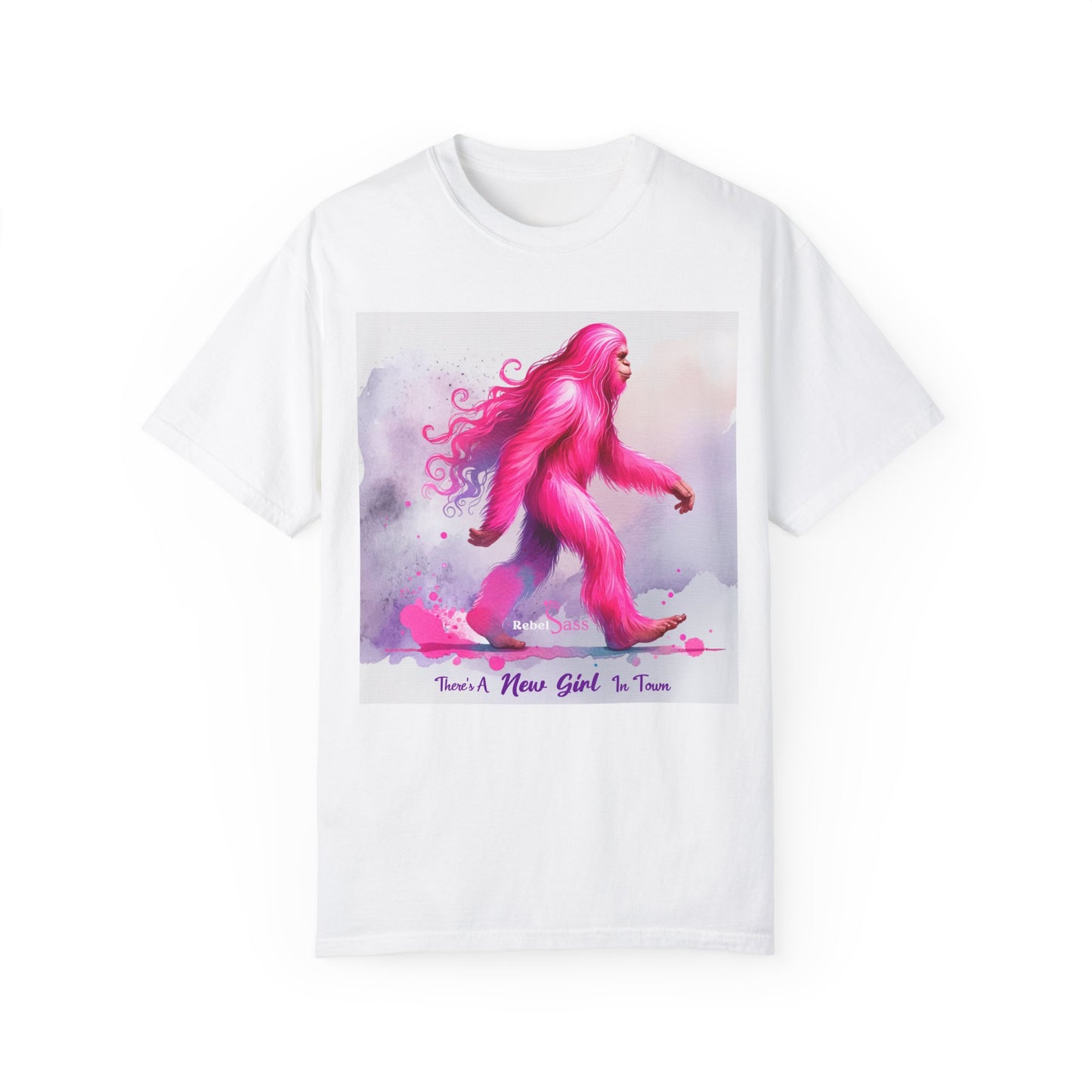 There's A New Girl In Town Unisex Garment-Dyed T-shirt