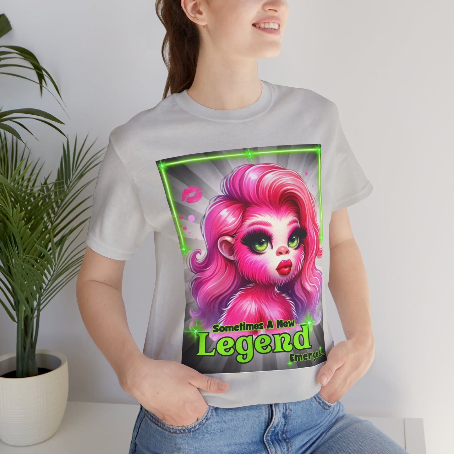 Sometimes a New Legend Emerges - Design - Unisex Jersey Short Sleeve Tee