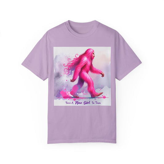 There's A New Girl In Town Unisex Garment-Dyed T-shirt