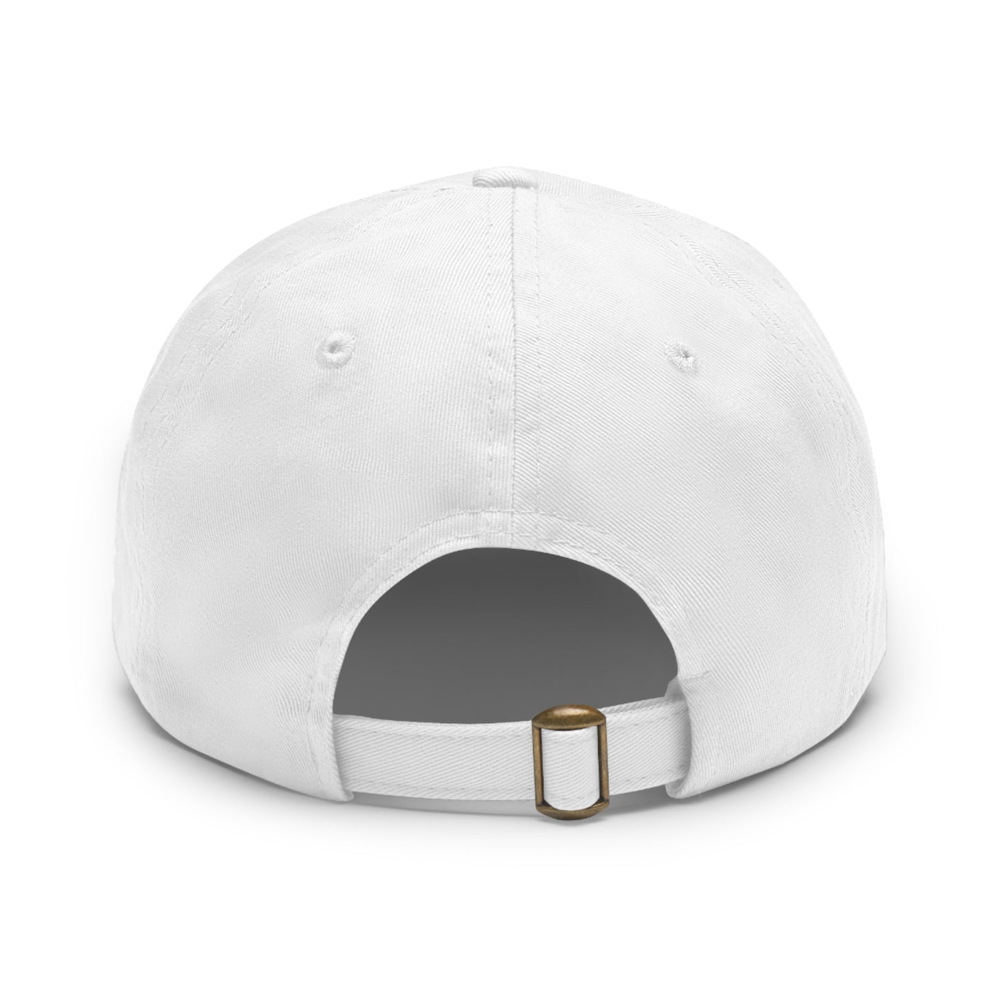 Dad Hat with Leather Patch (Rectangle)- Rebel Sass Logo