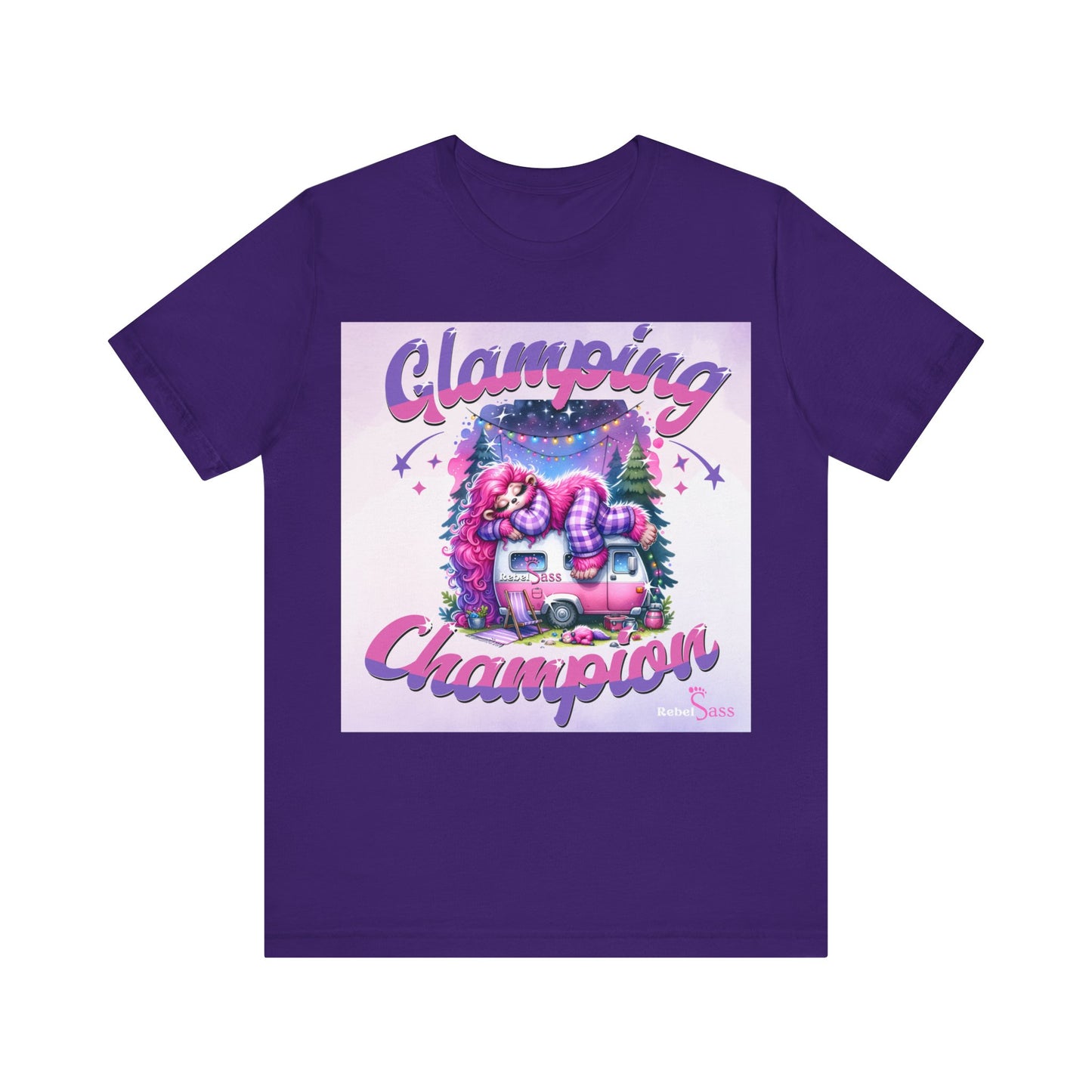 Glamping Champion Unisex Jersey Short Sleeve Tee