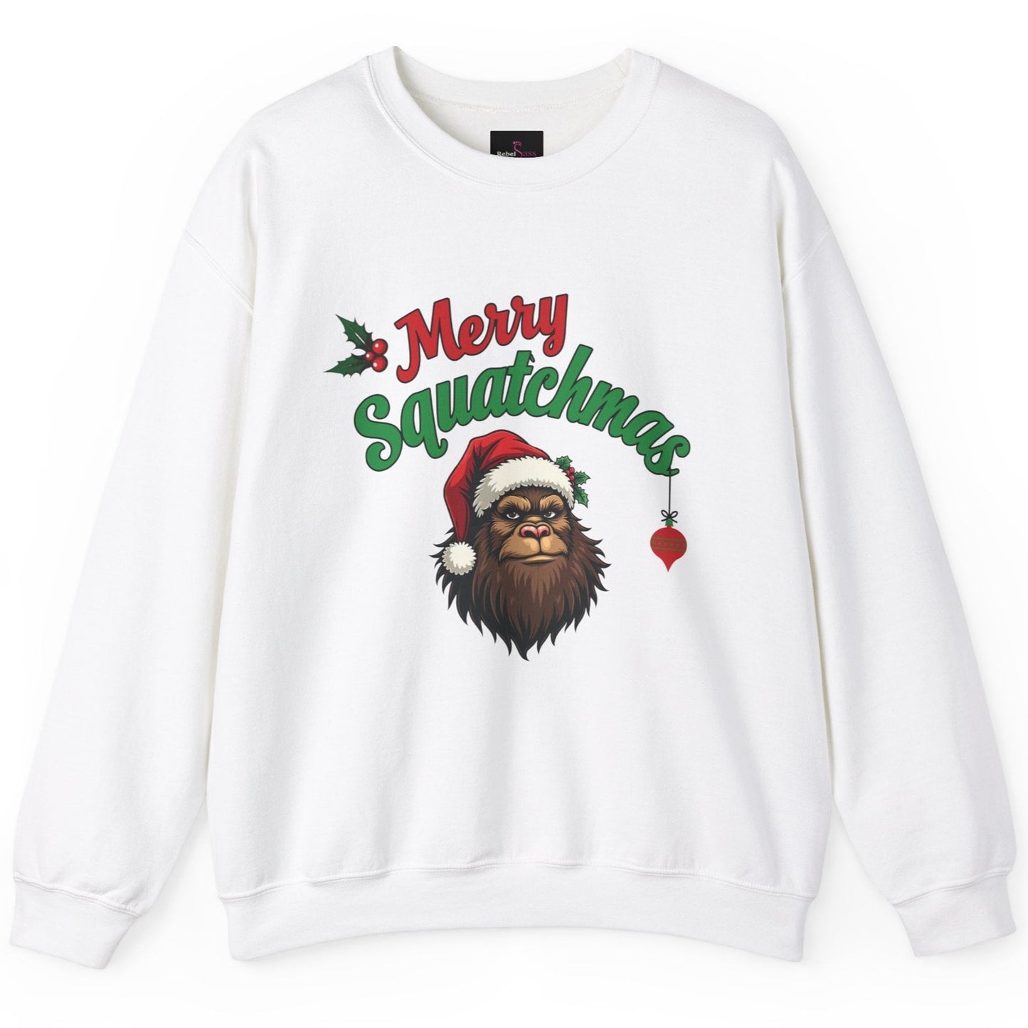 Merry Squatchmas - Funny Bigfoot Christmas Sweatshirt - Unisex Heavy Blend™ Crewneck Sweatshirt