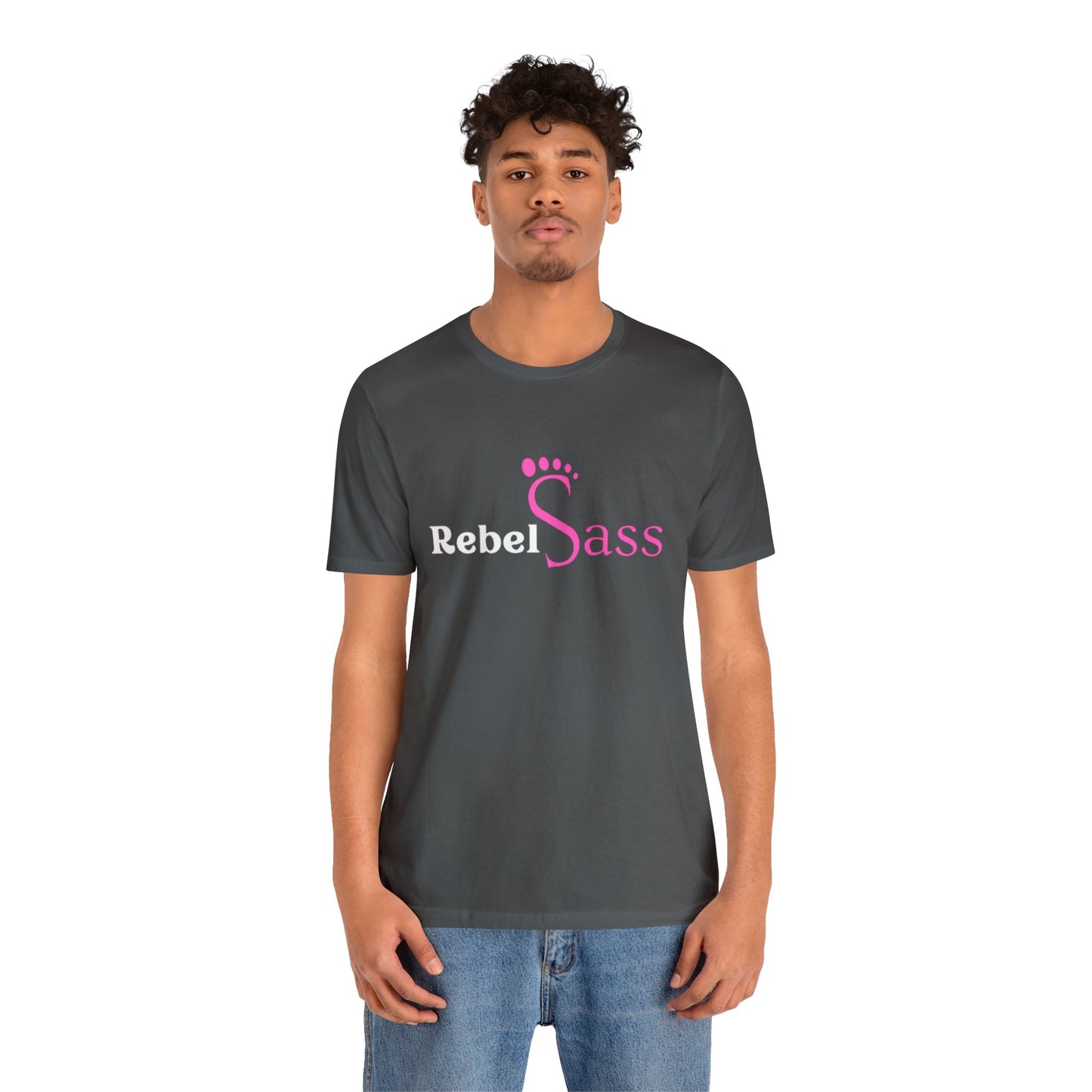 Rebel Sass Logo - Unisex Jersey Short Sleeve Tee