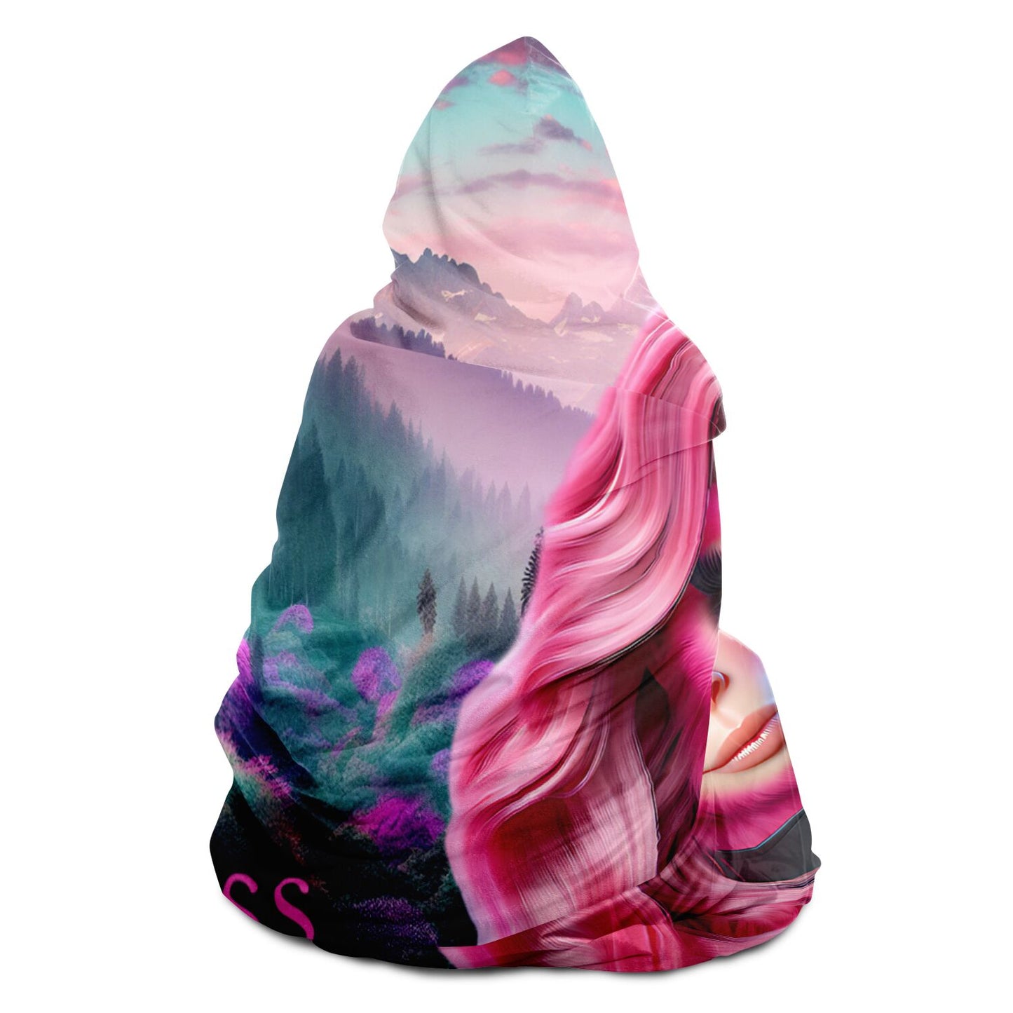 Hooded Blanket  Rebel Sass Bigfoot- AOP (All-Over-Print)